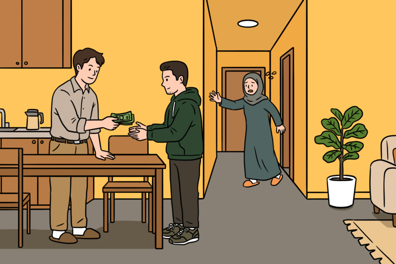 Bantuan Finansial ke Keluarga