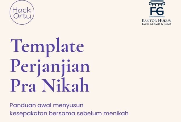 Template perjanjian pra nikah1