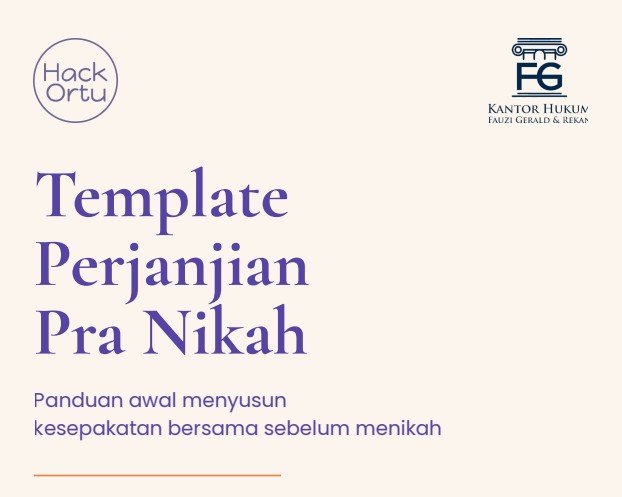 Template perjanjian pra nikah1