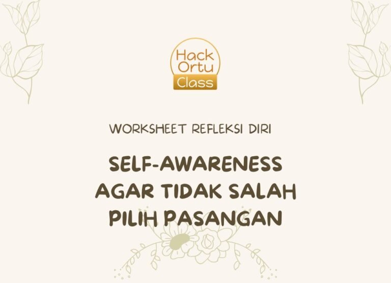 cover worksheet refleksi diri